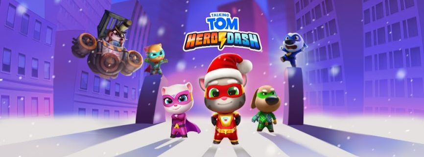 Talking Tom Hero Dash Mod APK 5.0.2.7853 [Unlimited money and gems]