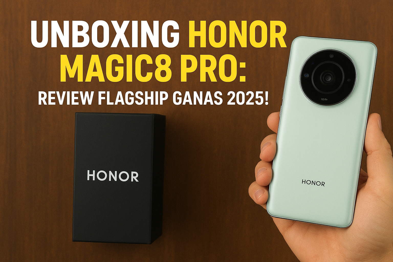Unboxing HONOR MAGIC8 PRO: Review Flagship Ganas 2025! Unboxing HONOR MAGIC8 PRO: Review Flagship Ganas 2025!
