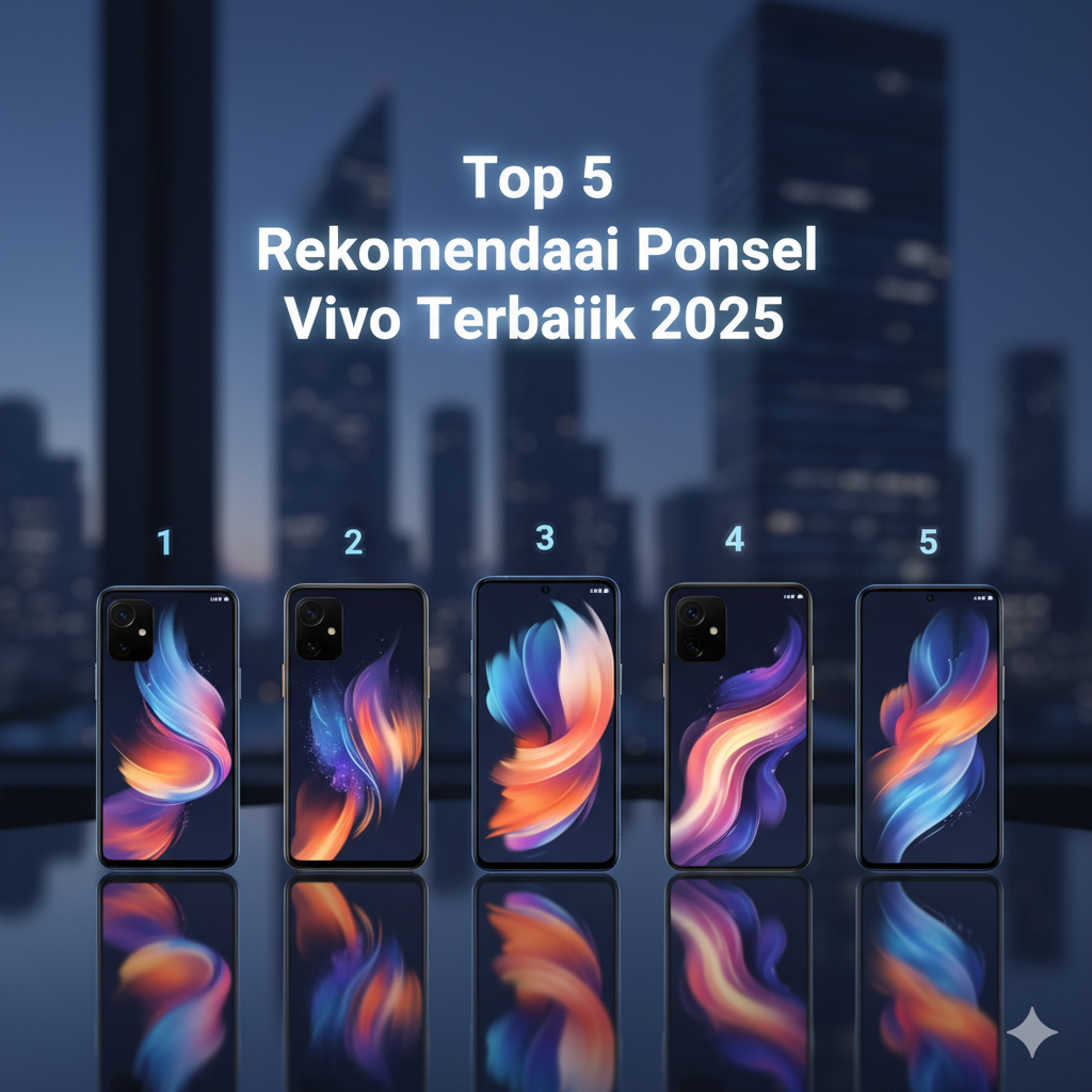 Top 5 Rekomendasi Ponsel Vivo Terbaik 2025 Top 5 Rekomendasi Ponsel Vivo Terbaik 2025