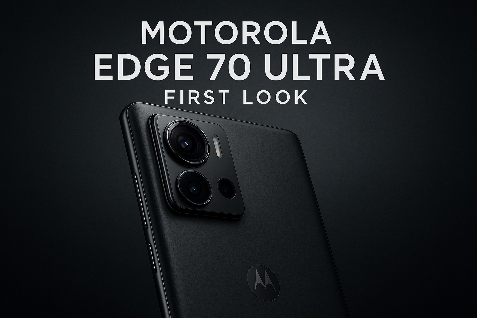 Motorola Edge 70 Ultra: First Look yang Stylish & Premium