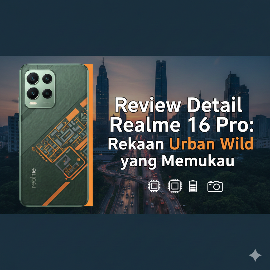 Review Detail Realme 16 Pro: Rekaan Urban Wild yang Memukau