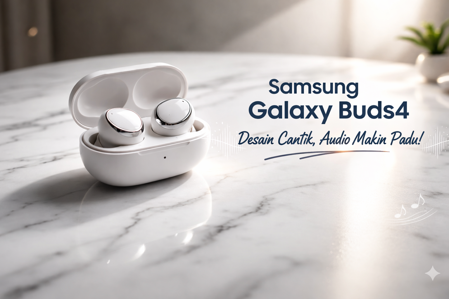 Samsung Galaxy Buds4: Desain Cantik, Audio Makin Padu!