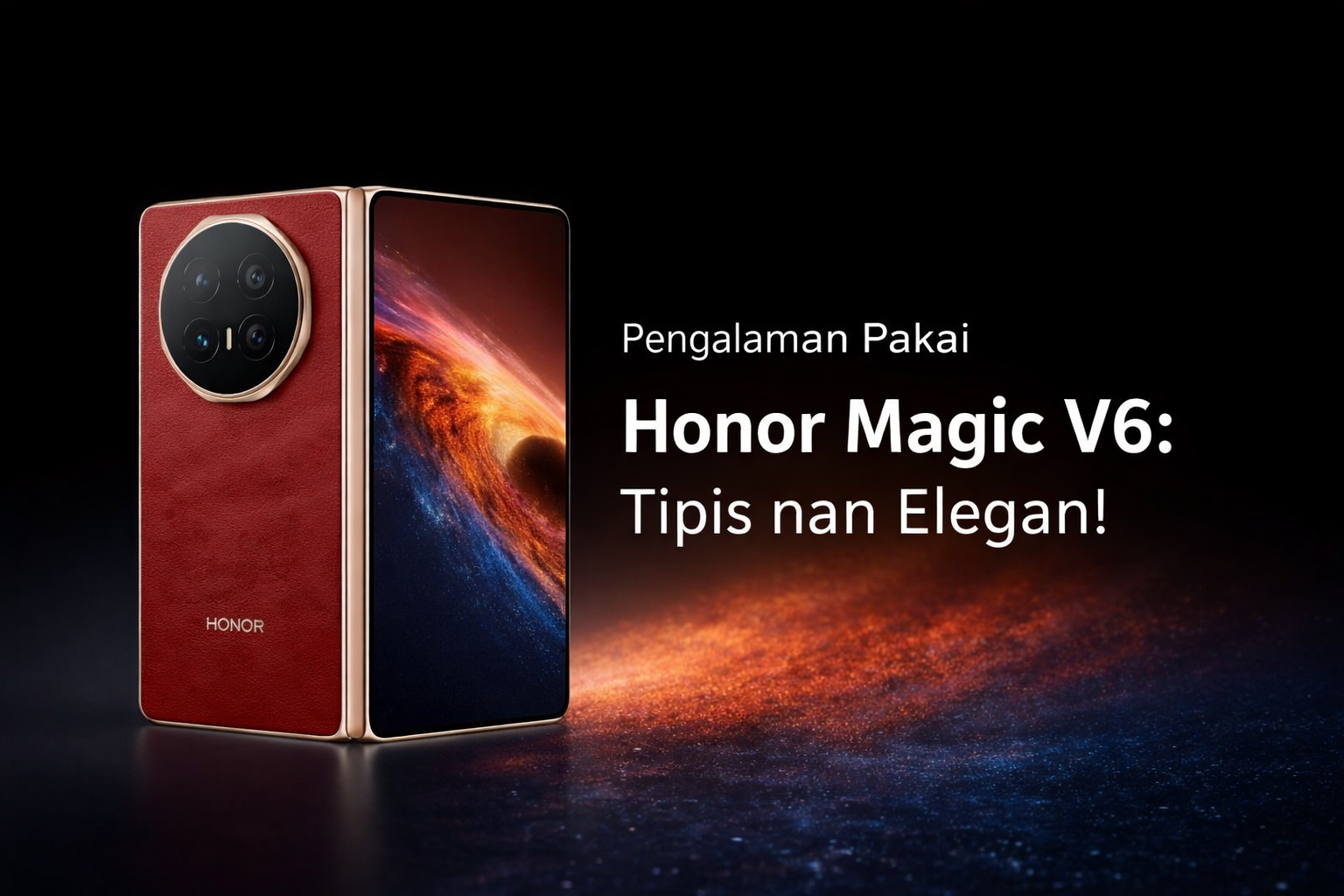 Pengalaman Pakai Honor Magic V6: Tipis nan Elegan!