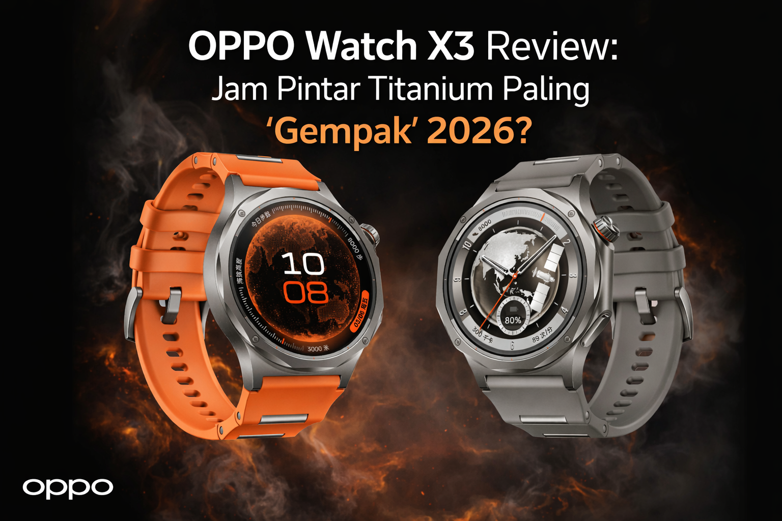 OPPO Watch X3 Review: Jam Pintar Titanium Paling ‘Gempak’ 2026?