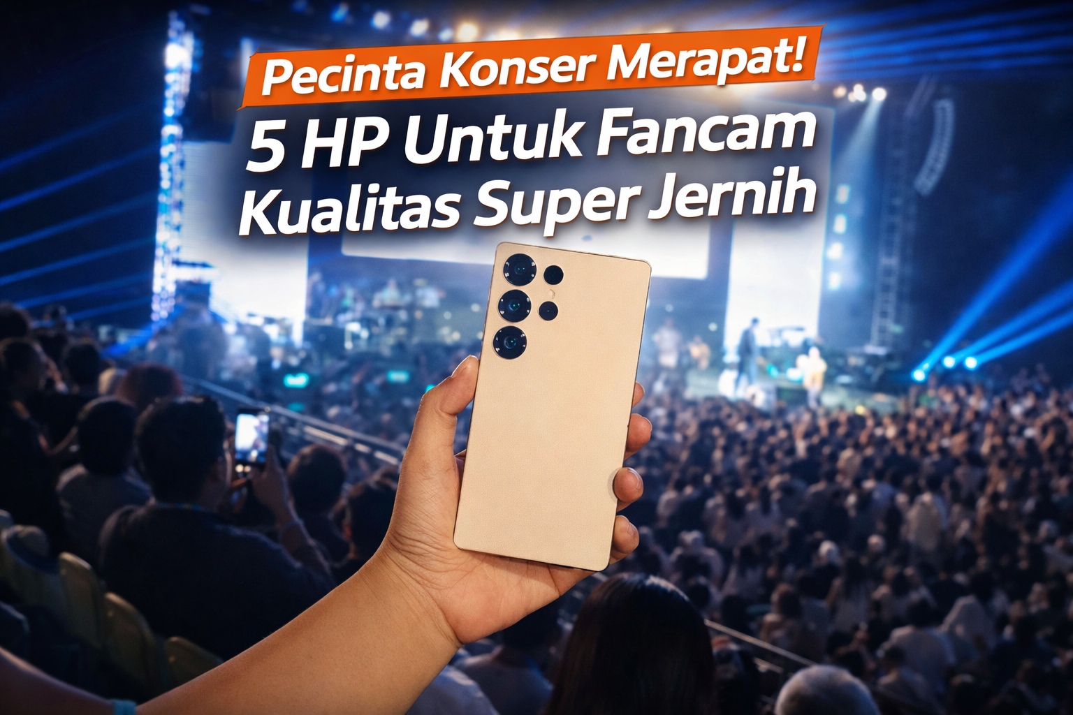 Pecinta Konser Merapat! 5 HP Untuk Fancam Kualitas Super Jernih
