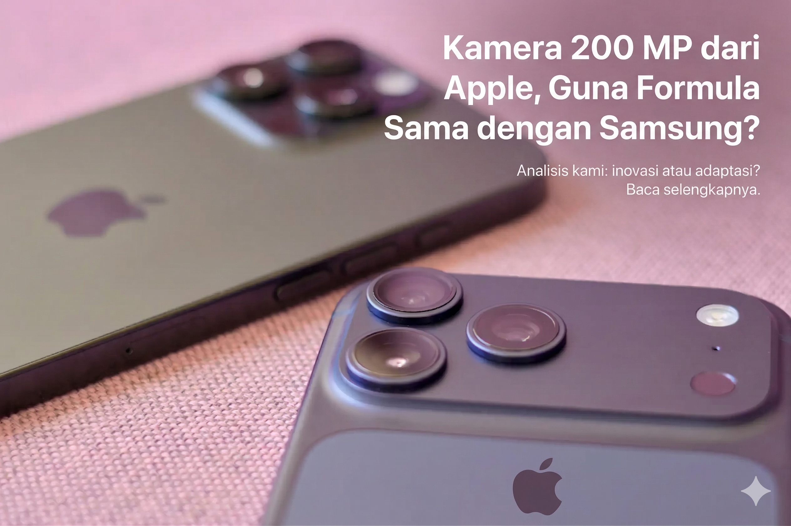 Kamera 200 MP dari Apple, Guna Formula Sama dengan Samsung?
