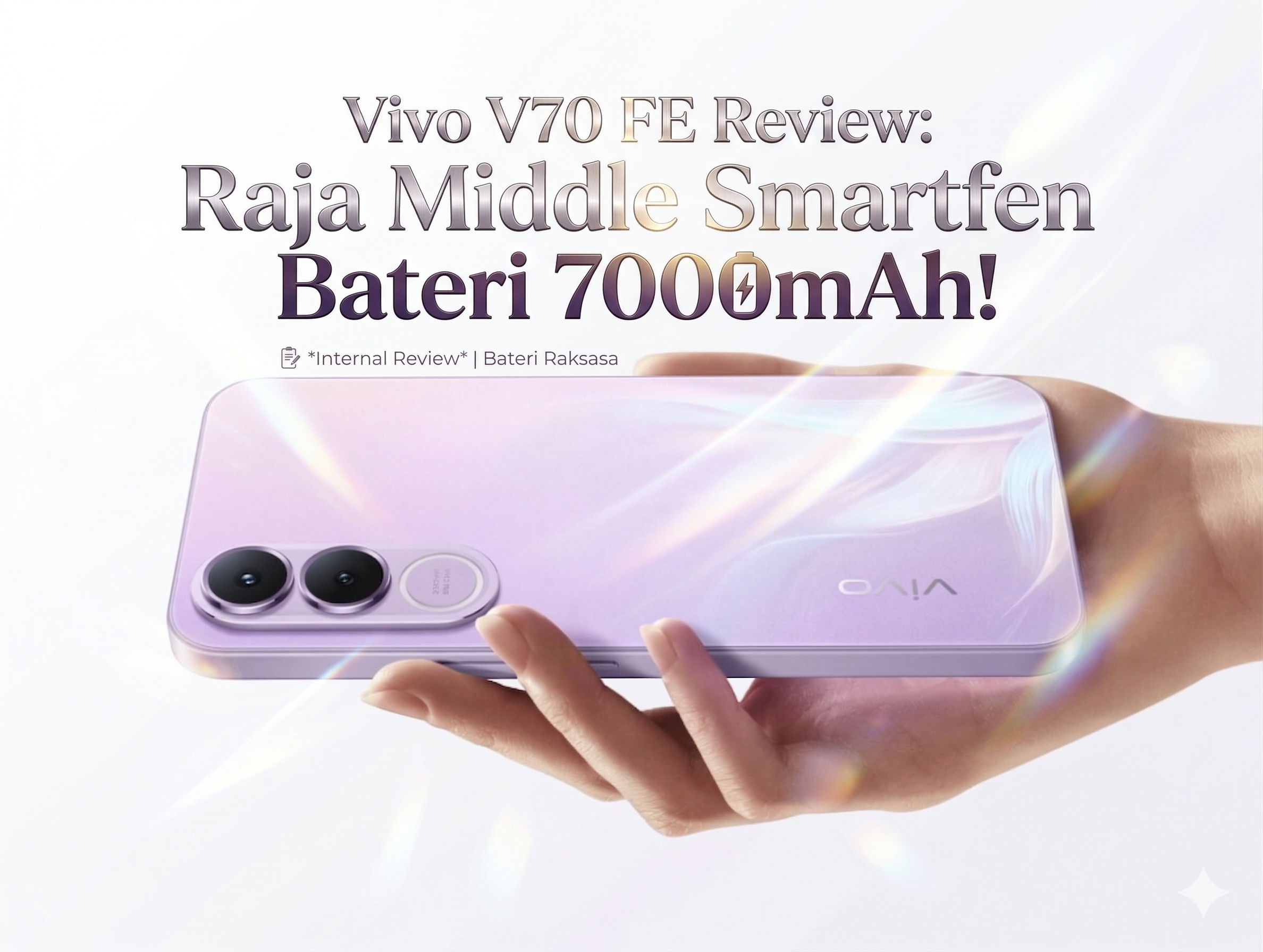 Vivo V70 FE Review: Raja Middle Smartfen Bateri 7000mAh!
