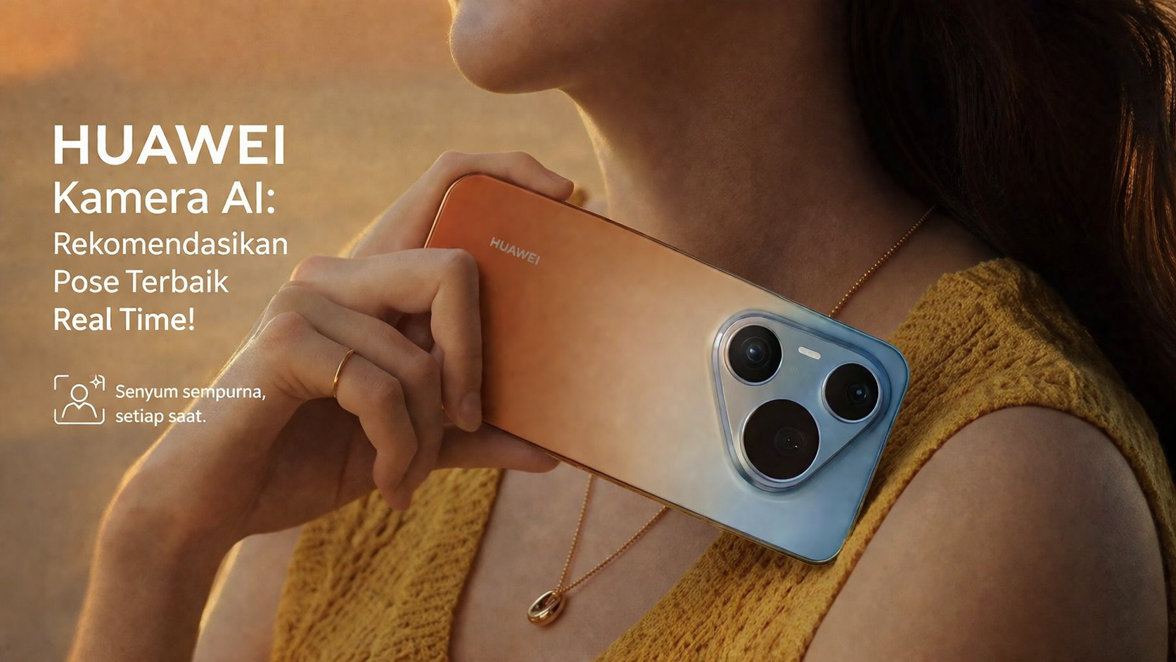 Huawei Kamera AI: Rekomendasikan Pose Terbaik Real Time!