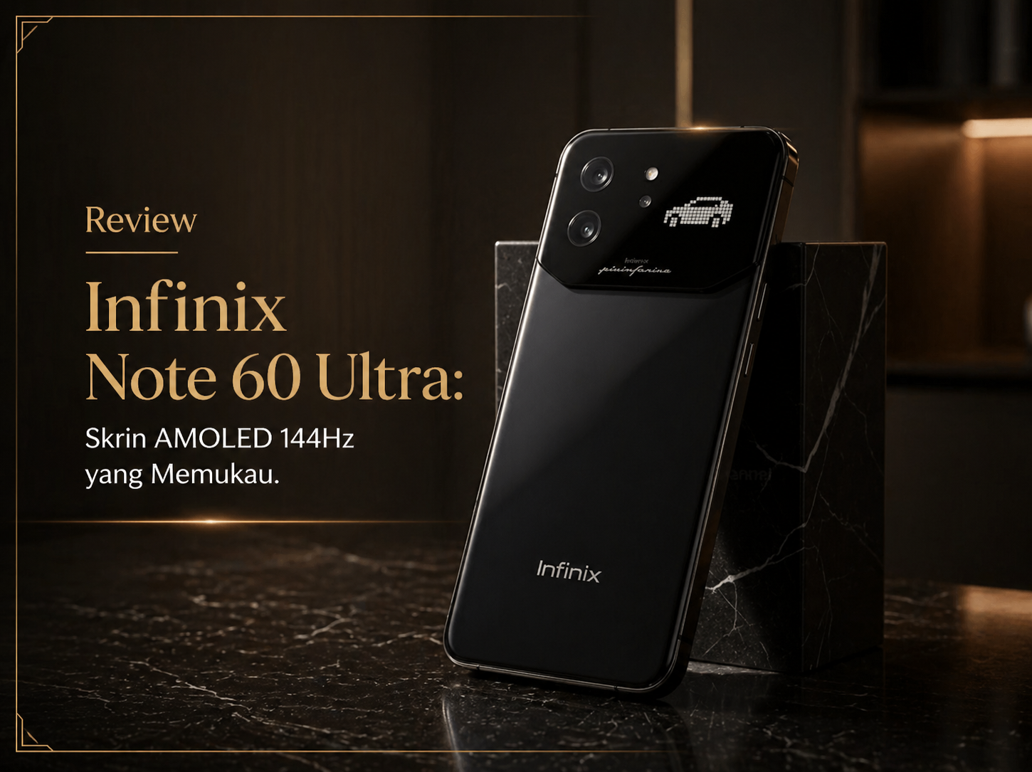 Review Infinix Note 60 Ultra: Skrin AMOLED 144Hz yang Memukau
