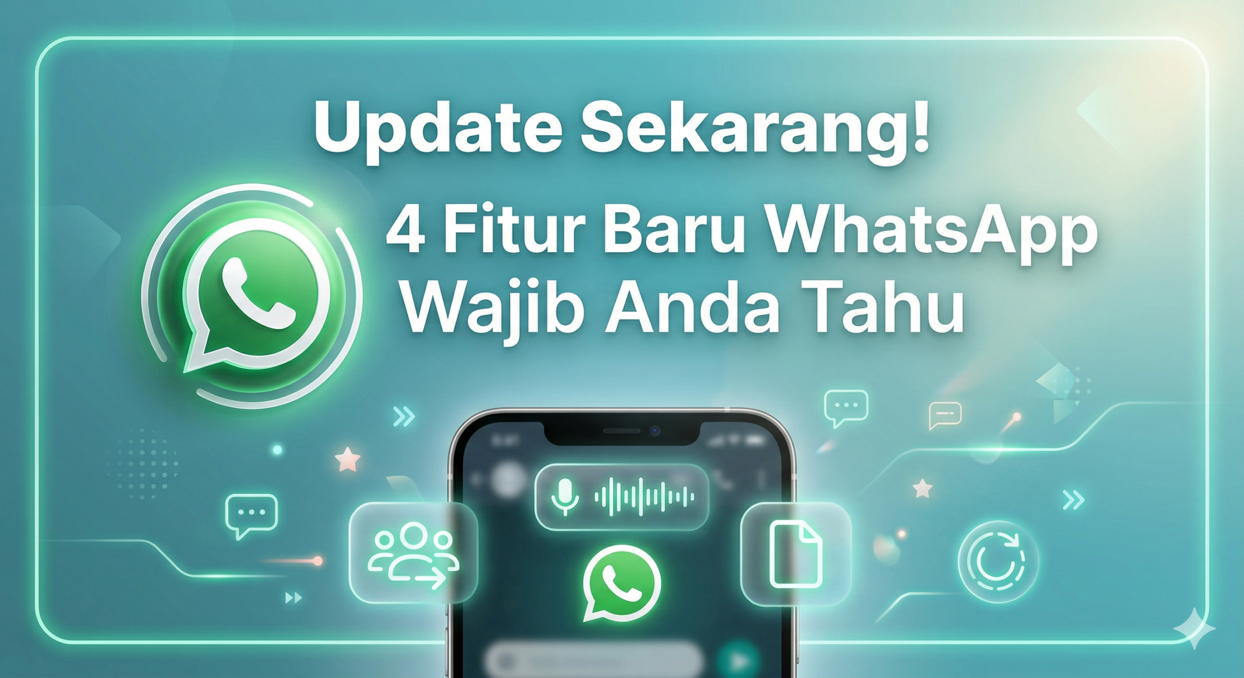Update Sekarang! 4 Fitur Baru WhatsApp Wajib Anda Tahu