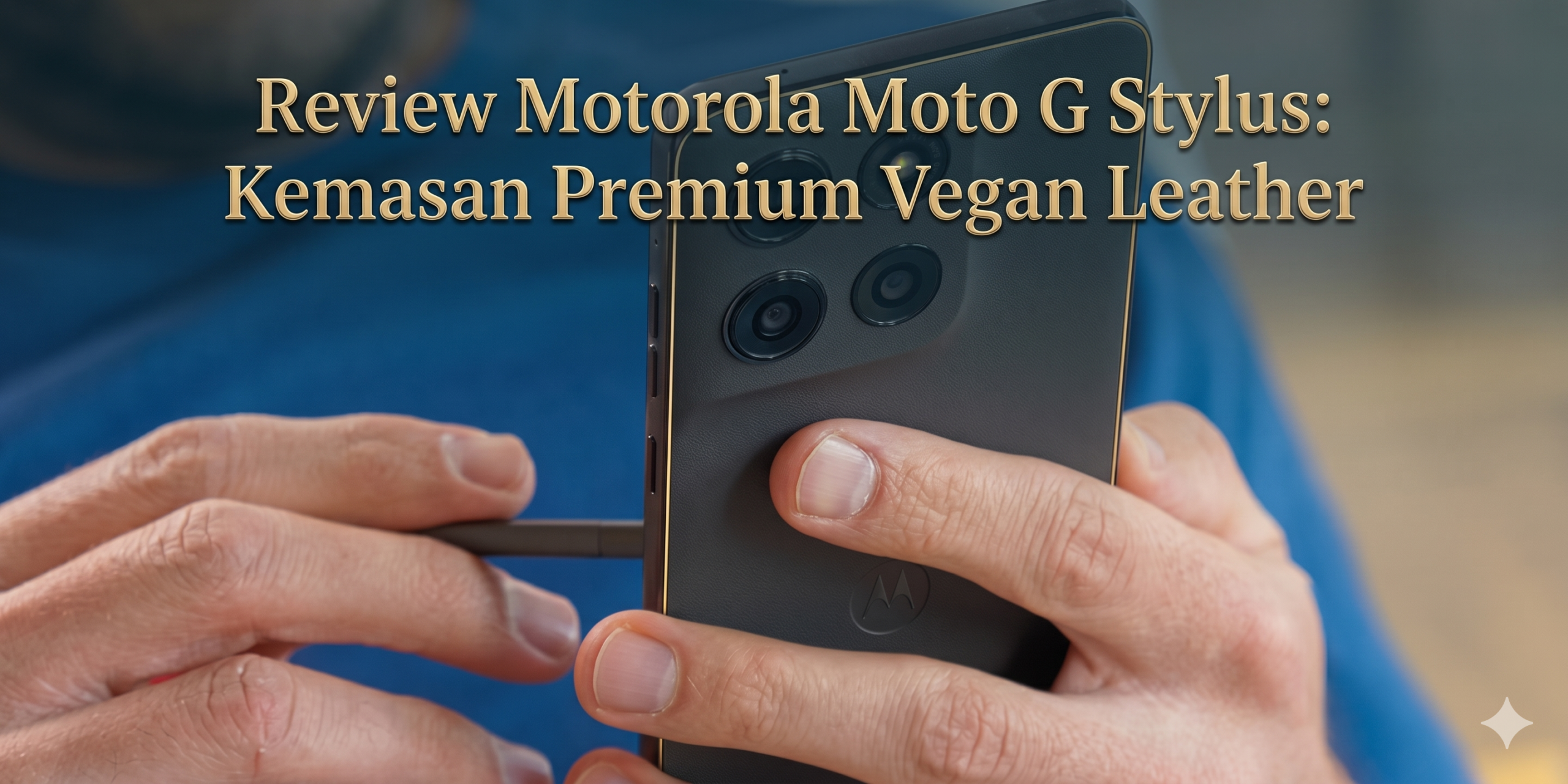 Review Motorola Moto G Stylus: Kemasan Premium Vegan Leather