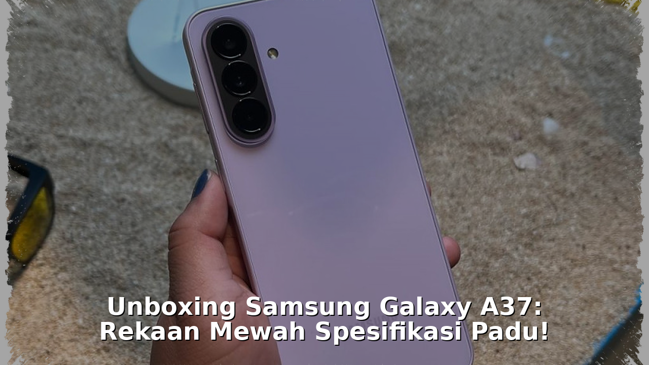 Unboxing Samsung Galaxy A37: Rekaan Mewah Spesifikasi Padu!