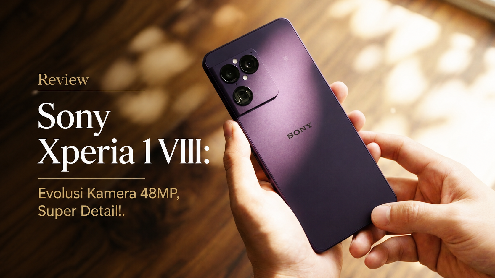 Review Sony Xperia 1 VIII: Evolusi Kamera 48MP, Super Detail!