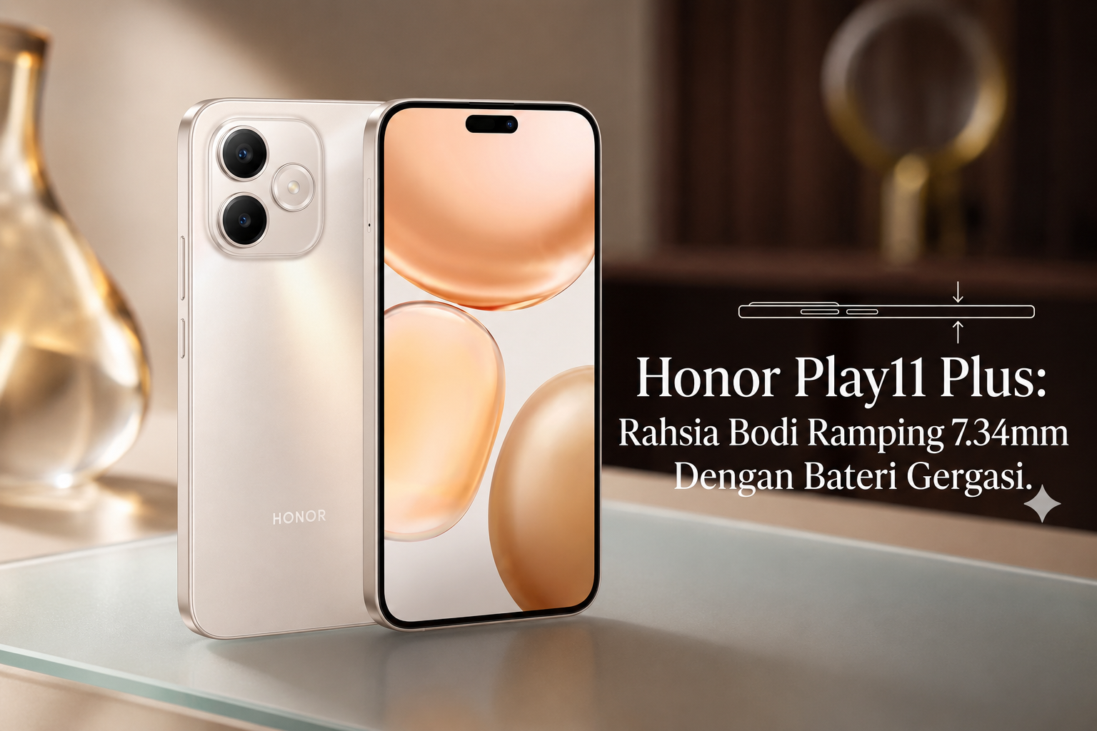 Honor Play11 Plus: Rahsia Bodi Ramping 7.34mm Dengan Bateri Gergasi