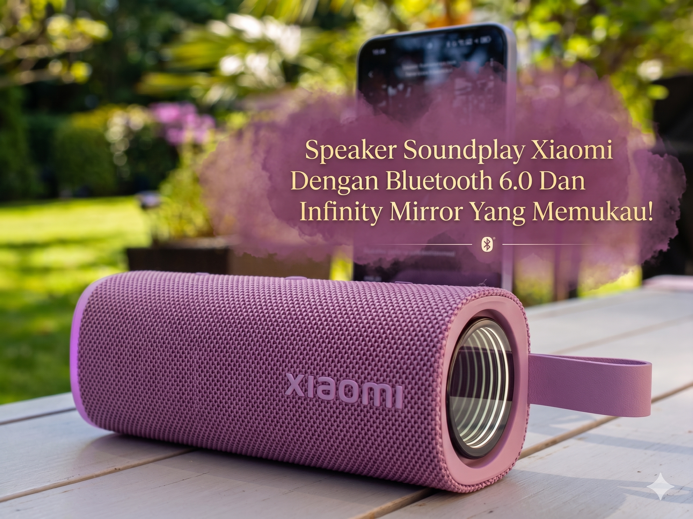 Speaker Soundplay Xiaomi Dengan Bluetooth 6.0 Dan Infinity Mirror Yang Memukau!