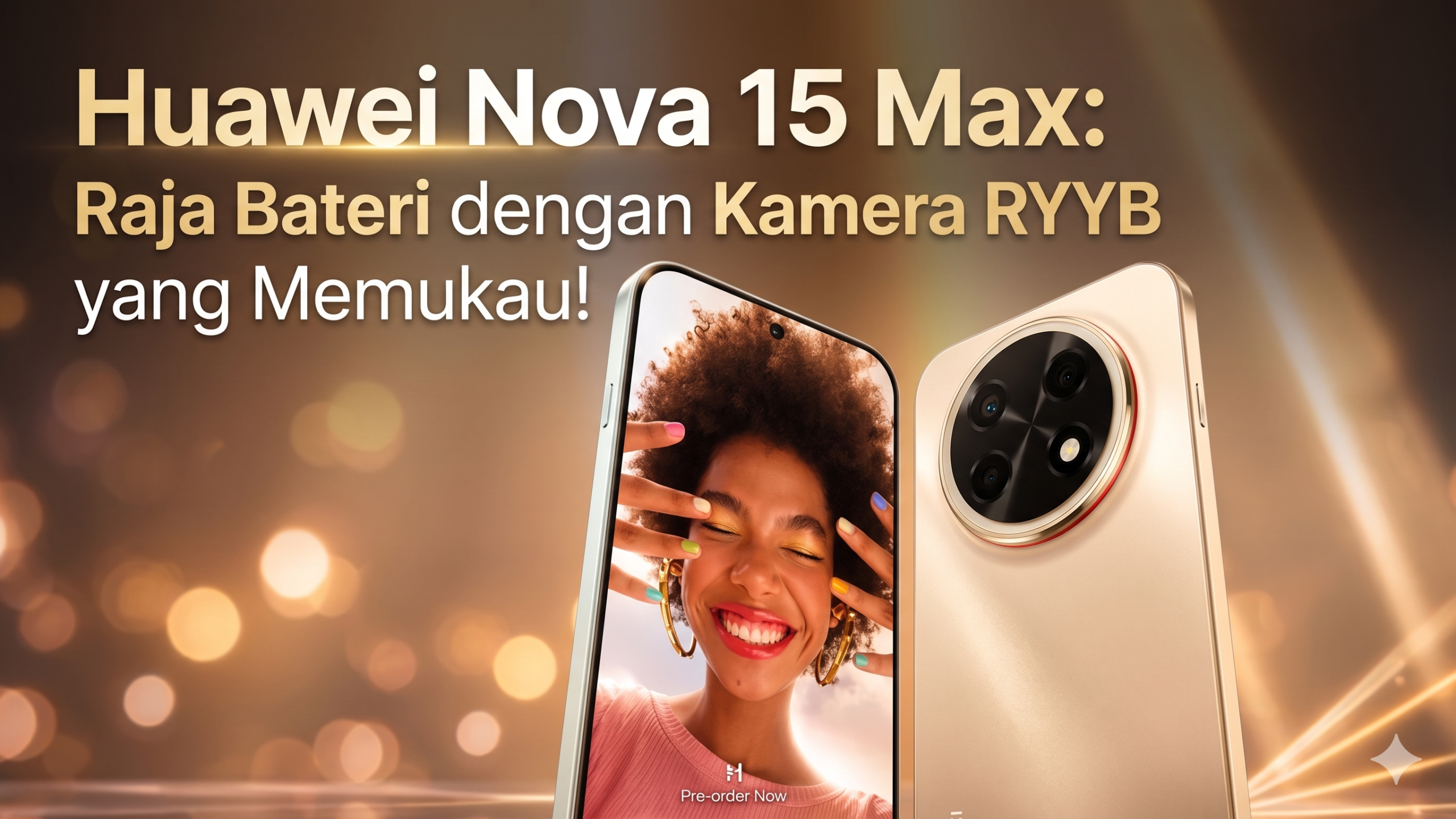 Huawei Nova 15 Max: Raja Bateri dengan Kamera RYYB yang Memukau!