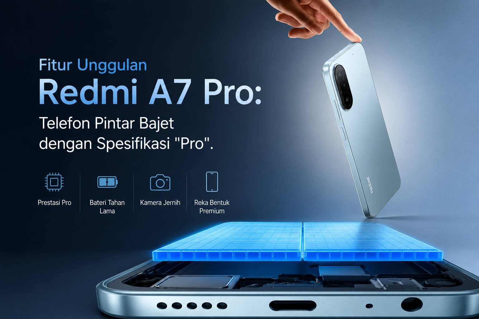 Fitur Unggulan Redmi A7 Pro: Telefon Pintar Bajet dengan Spesifikasi “Pro”